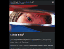 Tablet Screenshot of etickedilny.cz